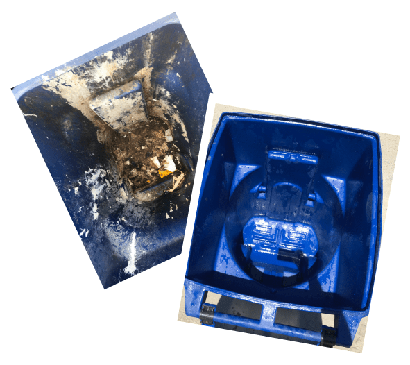 Trash bin cleaning
